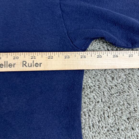 VINTAGE Cleveland Indians Shirt Mens Large Blue Red MLB Baseball Y2K 2000 - Picture 11 of 12